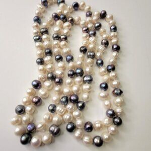 Long Pearl Necklace